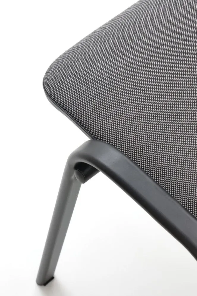 Krzesło biurowe ISO szare metalowe I sklep meblowy MIRAT.