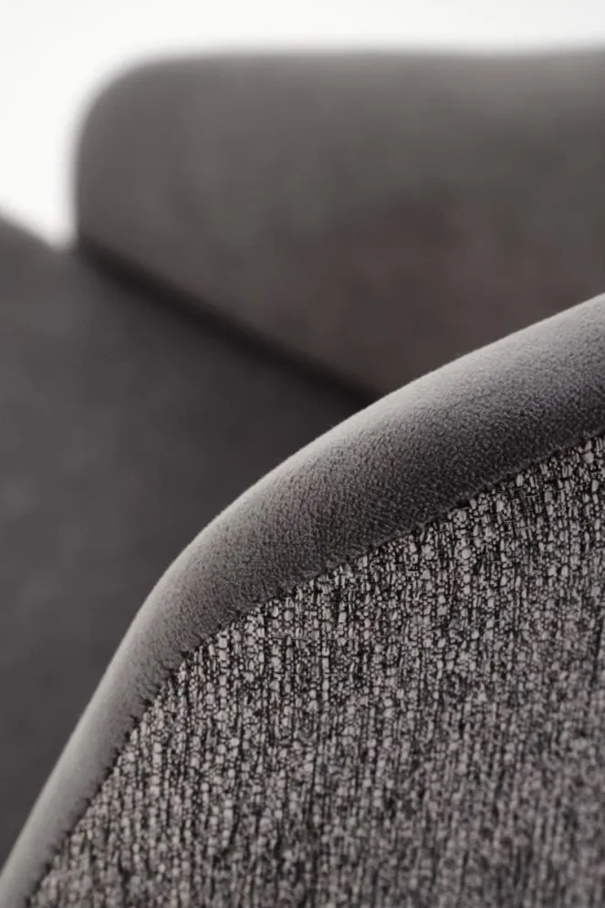 Krzesło tapicerowane MALAGA szare obracane na bukowych nogach I sklep meblowy MIRAT. styl SKANDYNAWSKI