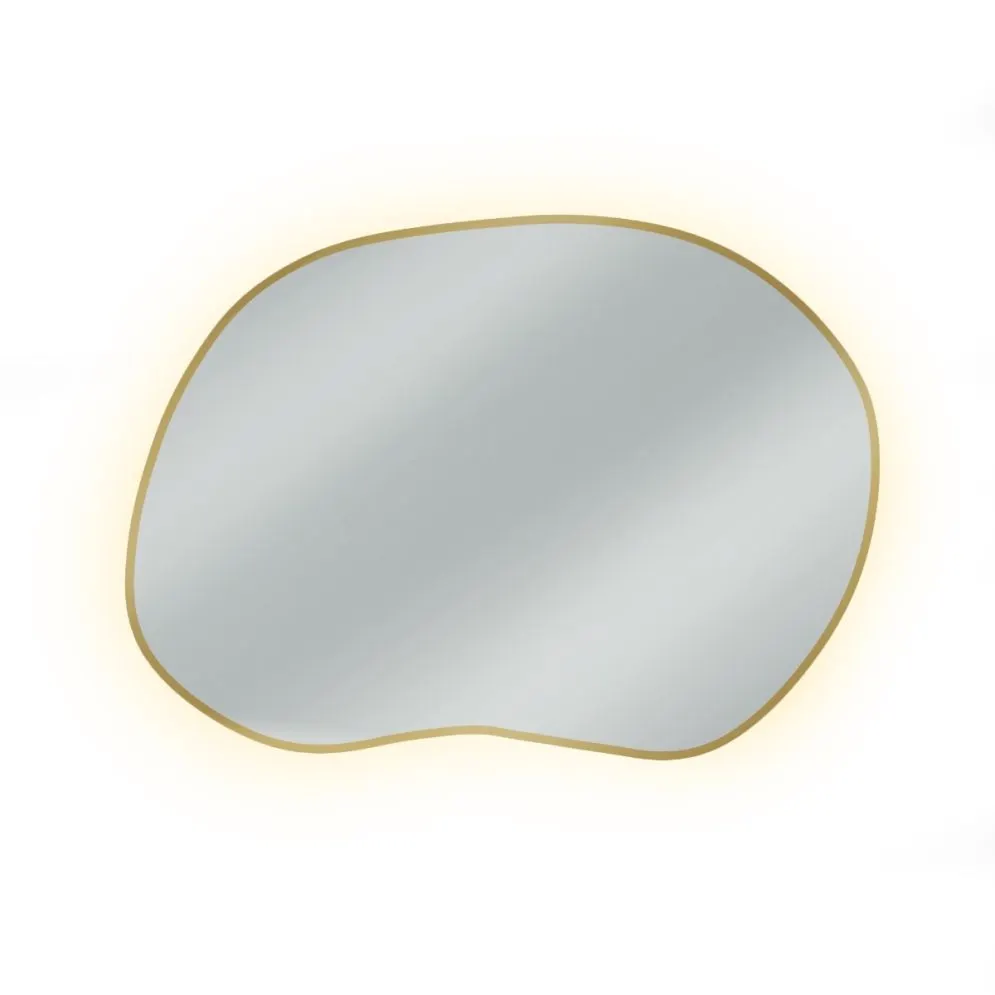 Lustro łazienkowe RUBINO II 70 wiszące o nieregularnym kształcie | MIRAT. w stylu kolekcja RUBINO