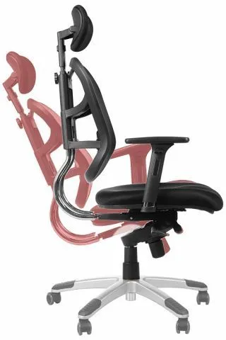 Fotel biurowy HN-5018 szary z mechanizmem synchronicznym | MIRAT. w stylu  kolekcja