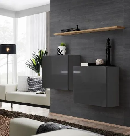 Meblościanka SWITCH SB 1 na wysoki połysk | MIRAT. w stylu  kolekcja SWITCH