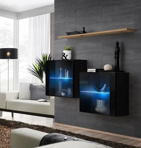 Meblościanka SWITCH SB 3 z podświetleniem LED | MIRAT. w stylu kolekcja SWITCH