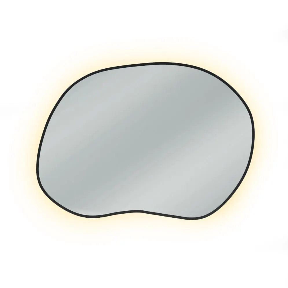 Lustro łazienkowe RUBINO II 100 wiszące z ramą z tworzywa | MIRAT. w stylu  kolekcja RUBINO