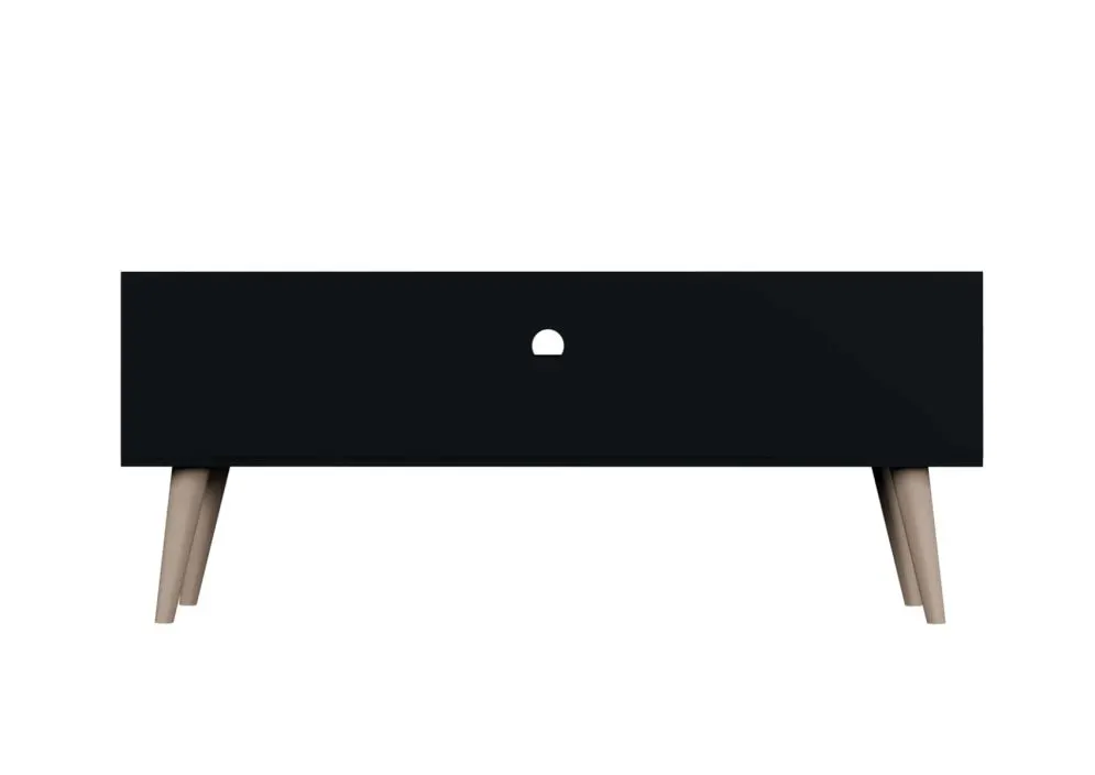 Szafka RTV TORONTO 120 czarna w stylu skandynawskim I sklep meblowy MIRAT. styl SKANDYNAWSKI