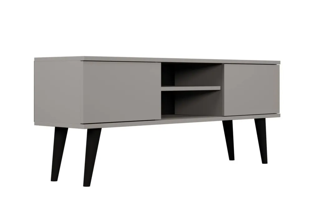 Szafka RTV TORONTO 120 szara z cichym domykiem I sklep meblowy MIRAT. styl SKANDYNAWSKI