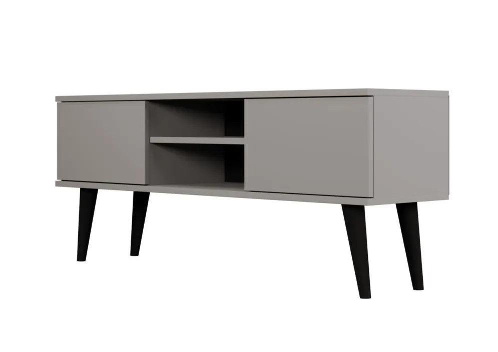 Szafka RTV TORONTO 120 szara z cichym domykiem I sklep meblowy MIRAT. styl SKANDYNAWSKI