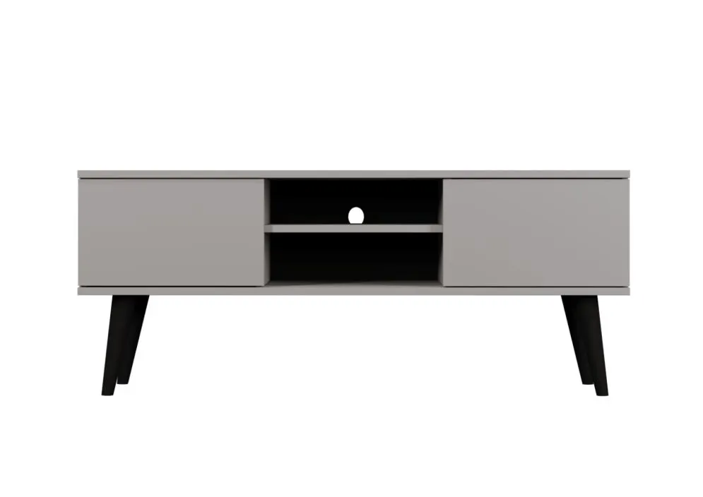 Szafka RTV TORONTO 120 szara z cichym domykiem I sklep meblowy MIRAT. styl SKANDYNAWSKI