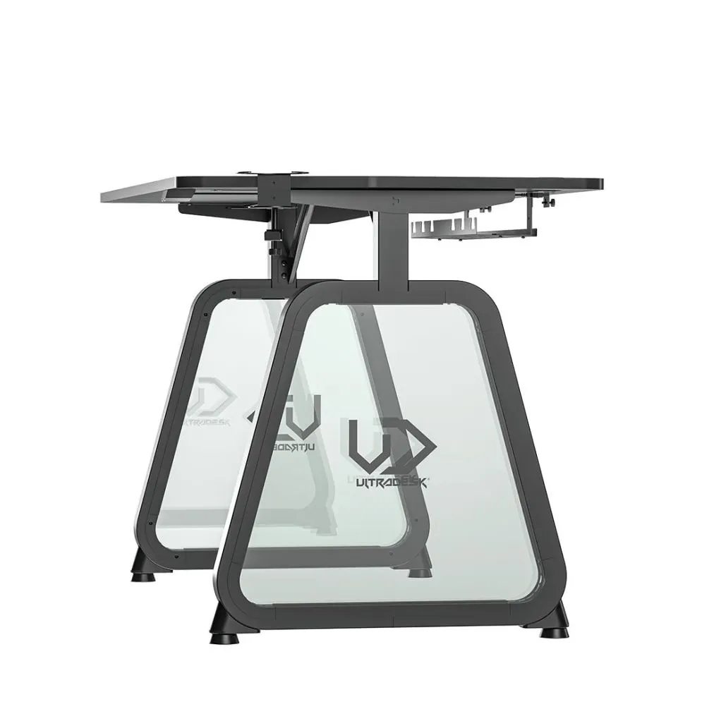 Biurko gamingowe BOOSTER czarne dla gracza I sklep meblowy MIRAT.