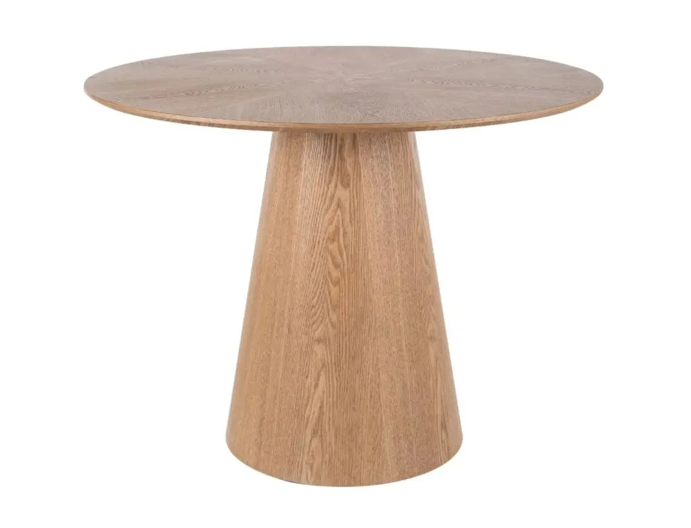 Stół okrągły ANGEL 100 cm dąb | MIRAT styl SKANDYNAWSKI