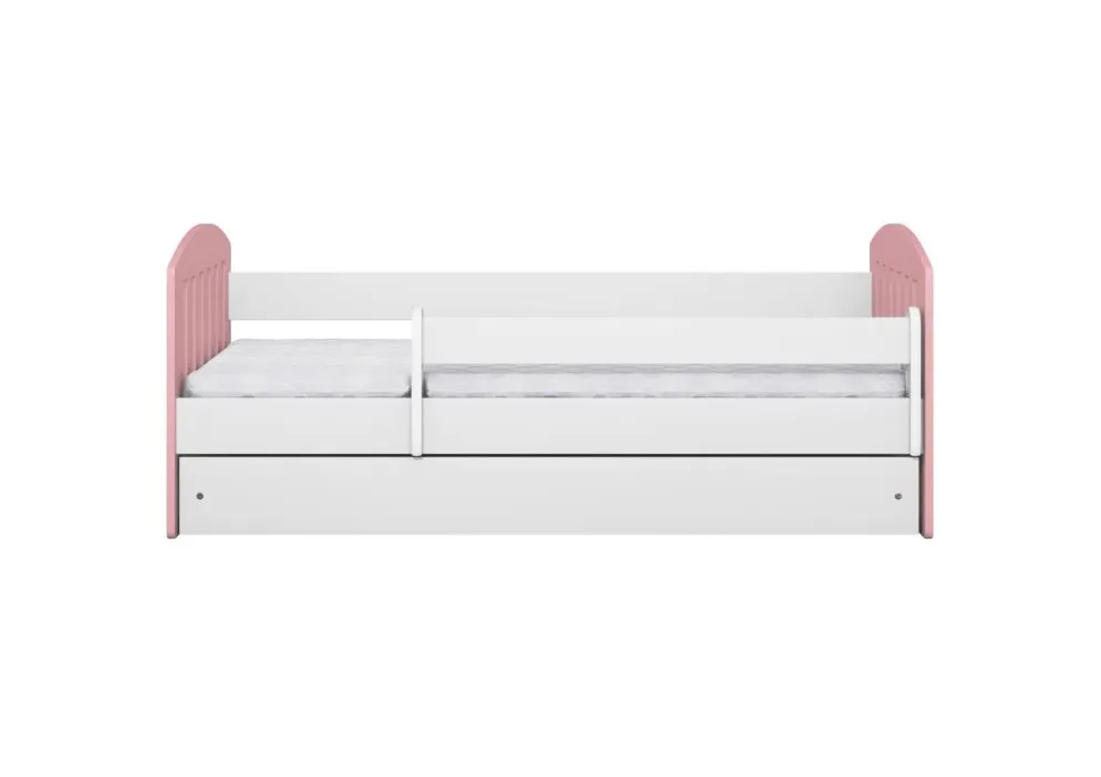 Łóżko dziecięce CLASSIC 1 MIX 160x80 różowe pojedyncze | MIRAT.  kolekcja CLASSIC
