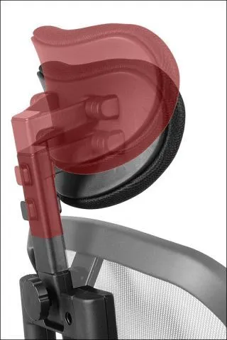 Fotel biurowy HN-5018 czarny do biura tapicerowany siatką | MIRAT. w stylu  kolekcja