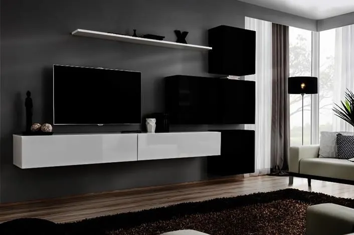 Meblościanka SWITCH IX siedmioczęściowa wisząca | MIRAT. w stylu  kolekcja SWITCH