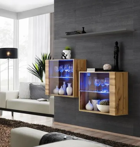 Meblościanka SWITCH SB 3 z podświetleniem LED | MIRAT. w stylu kolekcja SWITCH