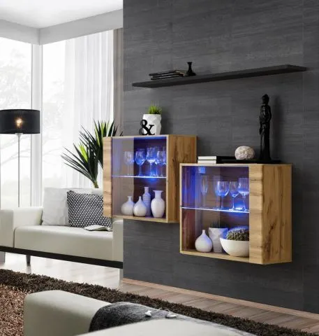 Meblościanka SWITCH SB 3 z podświetleniem LED | MIRAT. w stylu kolekcja SWITCH