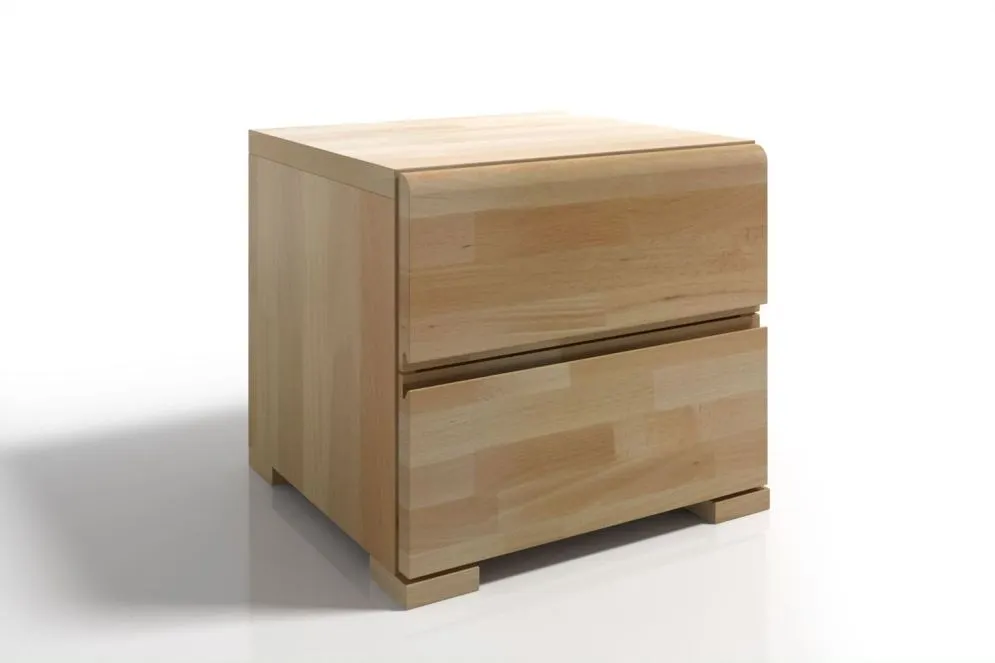 Szafka nocna VESTRE MAXI bukowa do sypialni | MIRAT. styl SKANDYNAWSKI kolekcja VESTRE
