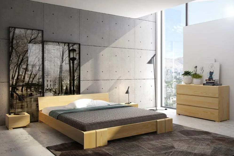 Komoda VESTRE 3 sosnowa z cichym domykiem do salonu | MIRAT. styl SKANDYNAWSKI kolekcja VESTRE