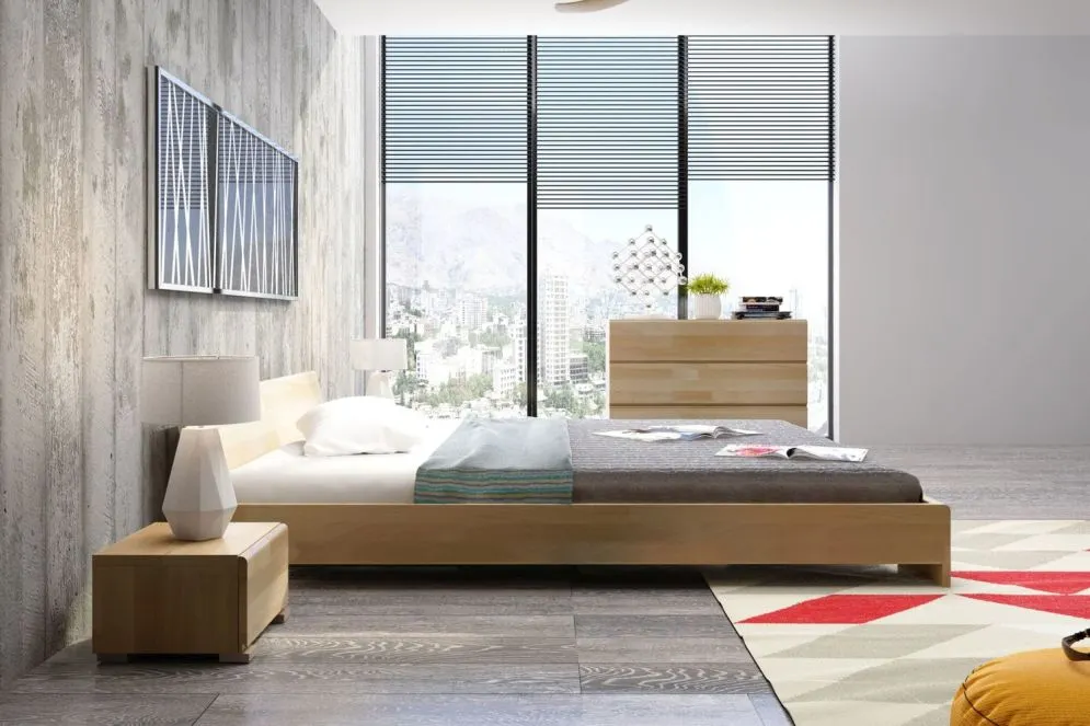 Komoda VESTRE 3 bukowa minimalistyczna do sypialni i salonu | MIRAT. styl SKANDYNAWSKI kolekcja VESTRE