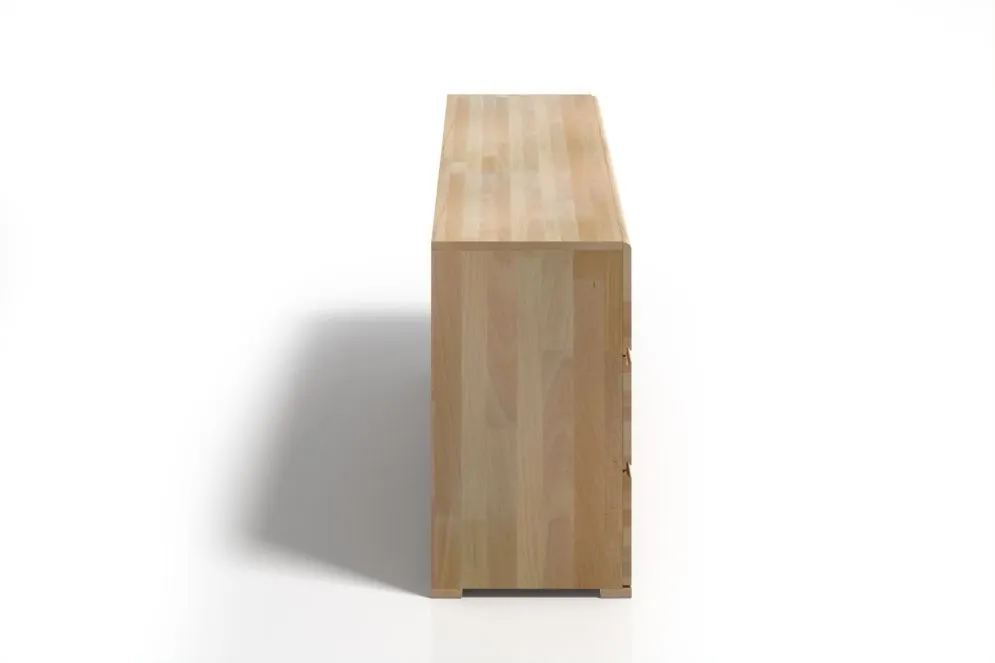 Komoda VESTRE 3 bukowa minimalistyczna do sypialni i salonu | MIRAT. styl SKANDYNAWSKI kolekcja VESTRE