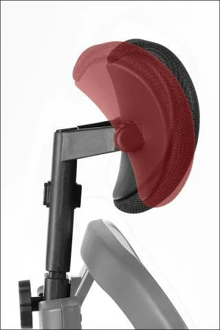 Fotel biurowy HN-5018 szary z mechanizmem synchronicznym | MIRAT. w stylu  kolekcja