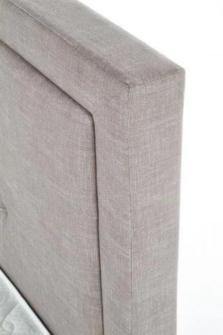 Łóżko EVORA 160x200 beżowe pikowane z szufladami | MIRAT. styl GLAMOUR