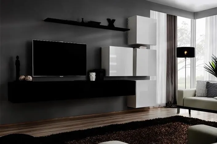 Meblościanka SWITCH IX siedmioczęściowa wisząca | MIRAT. w stylu  kolekcja SWITCH