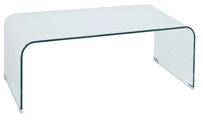 Transparentna ława ze szkła giętego do salonu PRIAM A