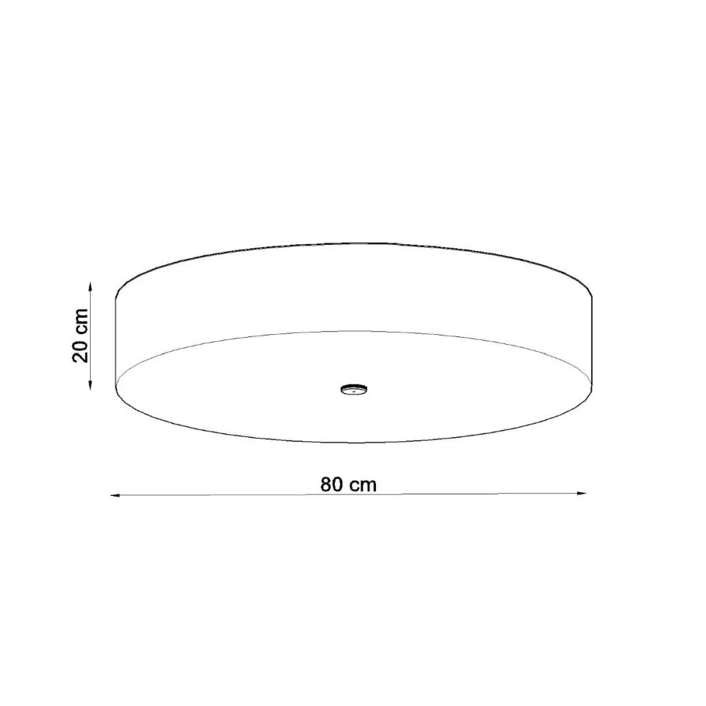 Plafon SKALA 80 biały | sklep MIRAT  kolekcja skala