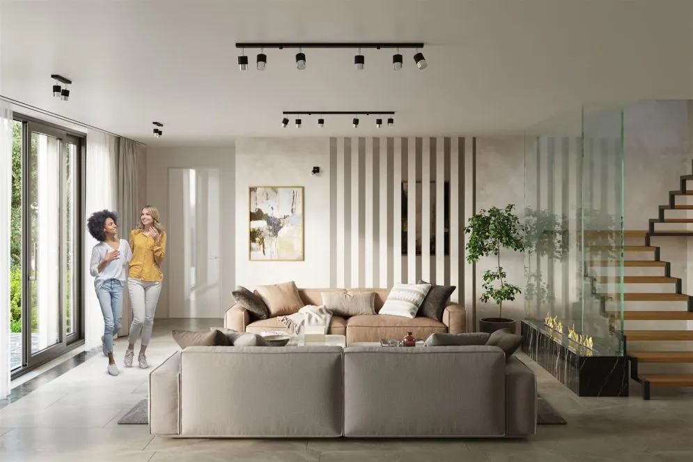 Plafon NERO 4 czarny/chrom | sklep MIRAT  kolekcja nero