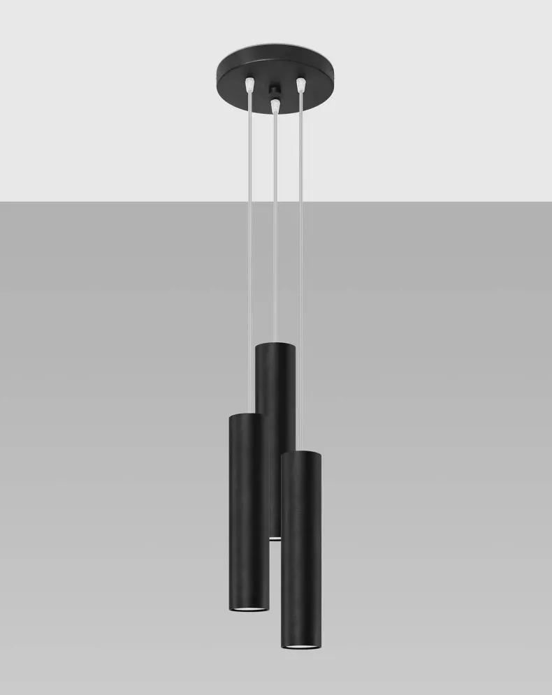 Lampa wisząca LAGOS 3P czarny | sklep MIRAT kolekcja lagos