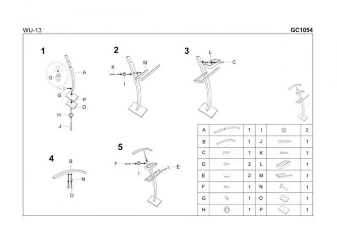 Instrukcja montażu wieszaka WU13