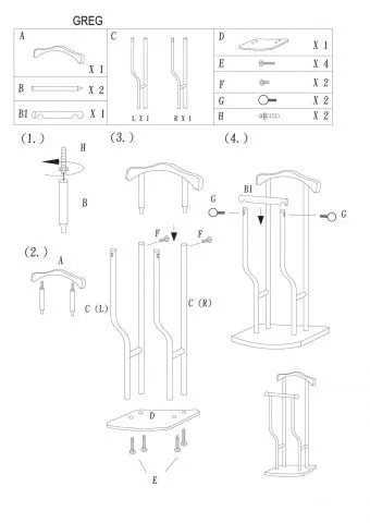 Wieszak GREG biały SIGNAL | MIRAT.