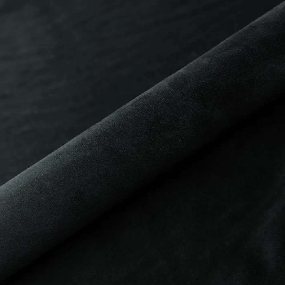 Łóżko kontynentalne IBETIO 180 czarne velvet z pojemnikiem do sypialni | MIRAT. styl GLAMOUR