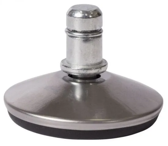 srebrna stopka do foteli biurowych