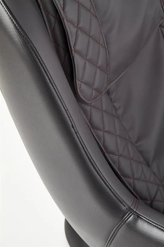 Fotel DOPIO ciemno szary/szary tapicerowany z funkcją masażu | MIRAT.