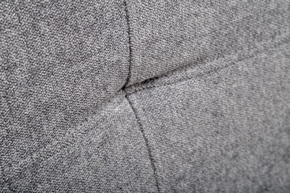 Sofa rozkładana CARLITO szara na chromowanych nogach I sklep meblowy MIRAT.