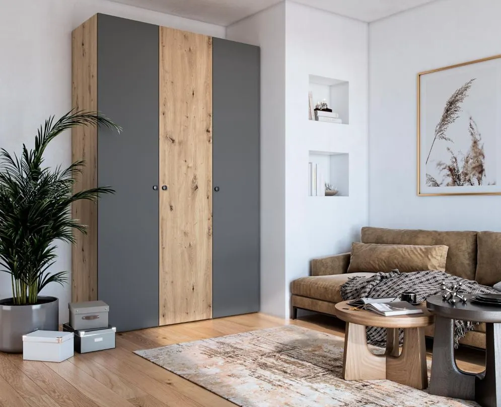 Korpus szafy modułowej FLEX K4 100 dąb artisan I sklep meblowy MIRAT.