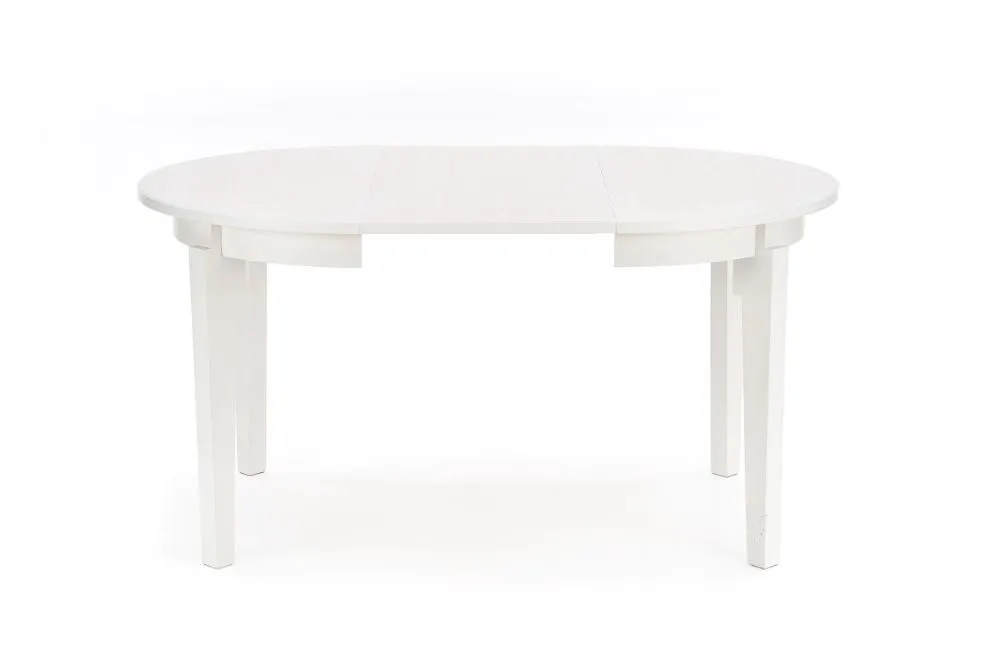 Biały stół SORBUS 100(200)x100 okrągły | MIRAT. w stylu  kolekcja SORBUS