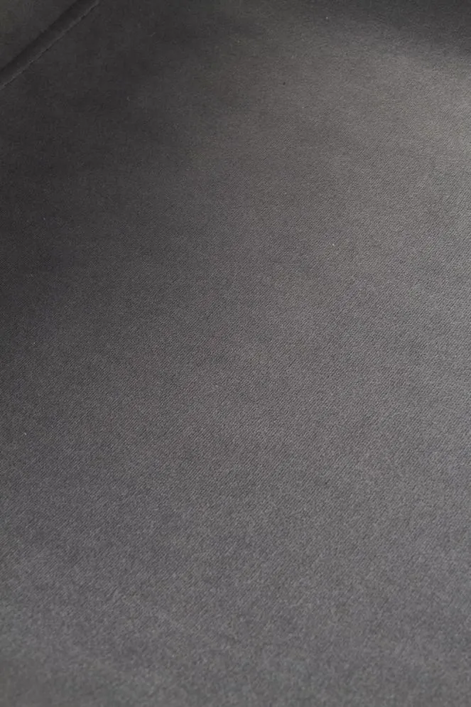 Krzesło K381 VELVET szare/złote tapicerowane aksamitem | MIRAT. styl GLAMOUR