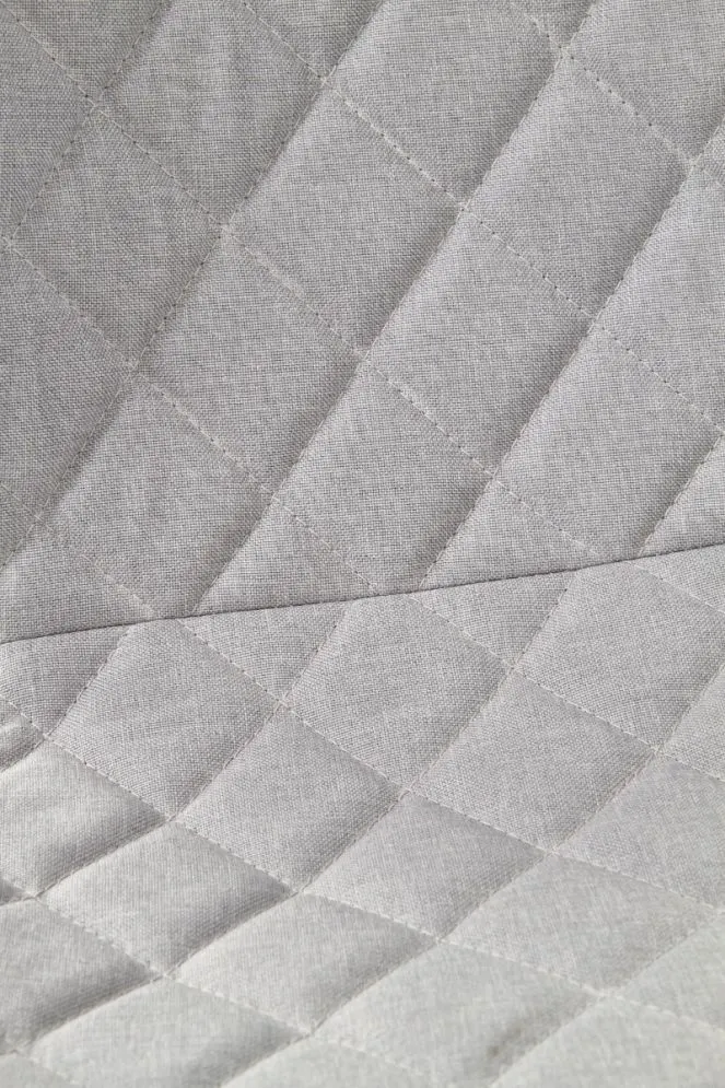 Fotel dla dziecka MATRIX 3 jasno szary/biały pikowany | MIRAT.