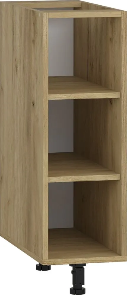 Szafka kuchenna stojąca 25 VENTO D-25/82 dąb craft z półkami | MIRAT. w stylu  kolekcja VENTO