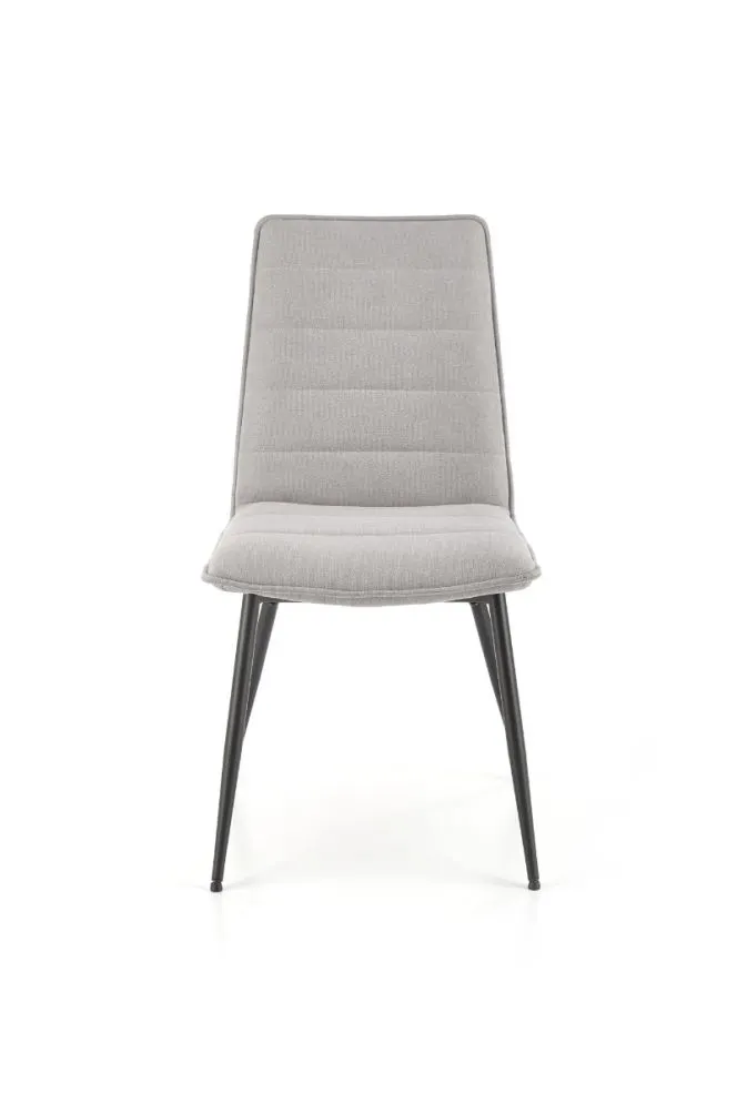 Krzesło K493 szare z przeszyciami I sklep meblowy MIRAT. styl LOFT