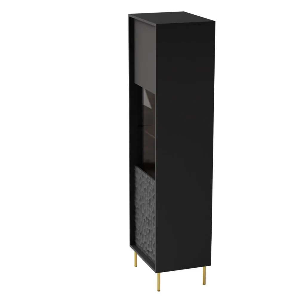 Witryna BULLET W-1 czarna I sklep meblowy MIRAT.  kolekcja BULLET