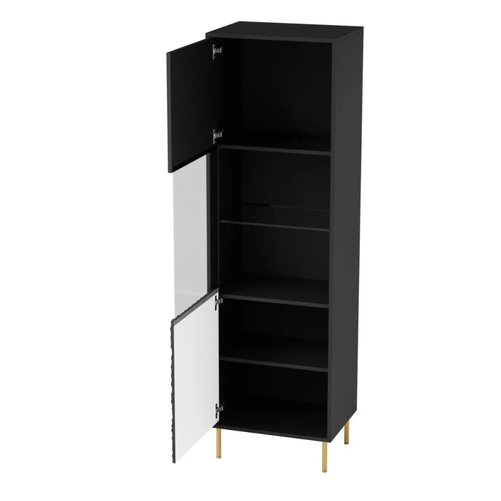 Witryna BULLET W-1 czarna I sklep meblowy MIRAT.  kolekcja BULLET