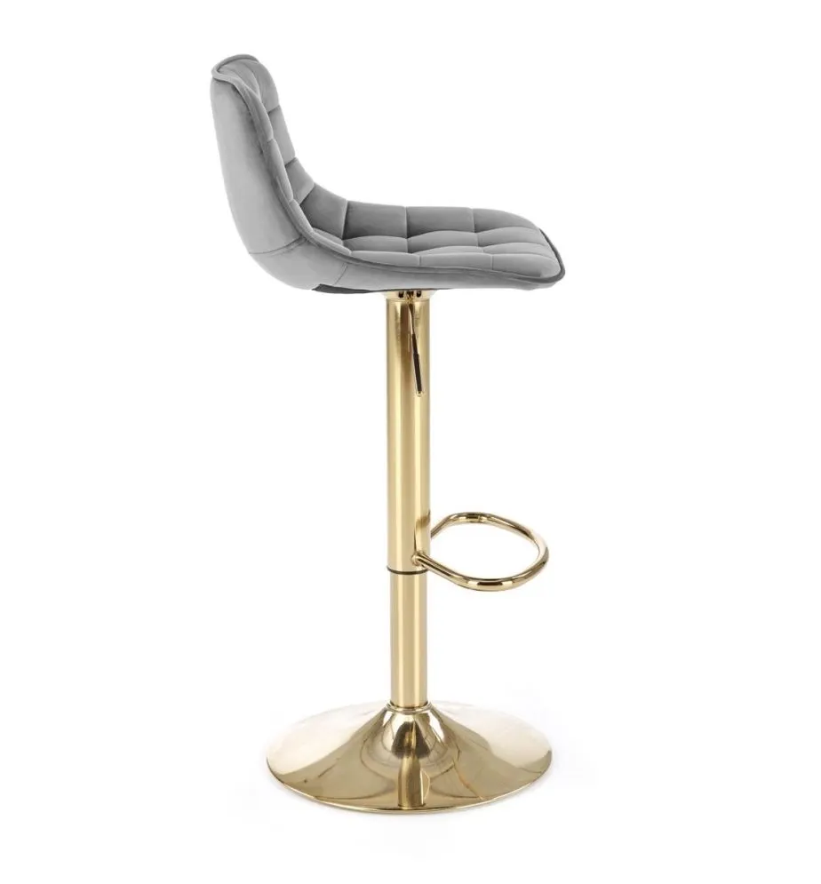 Hoker H-120 VELVET szary/złoty w stylu glamour I sklep meblowy MIRAT. styl GLAMOUR