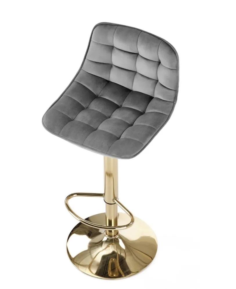 Hoker H-120 VELVET szary/złoty w stylu glamour I sklep meblowy MIRAT. styl GLAMOUR