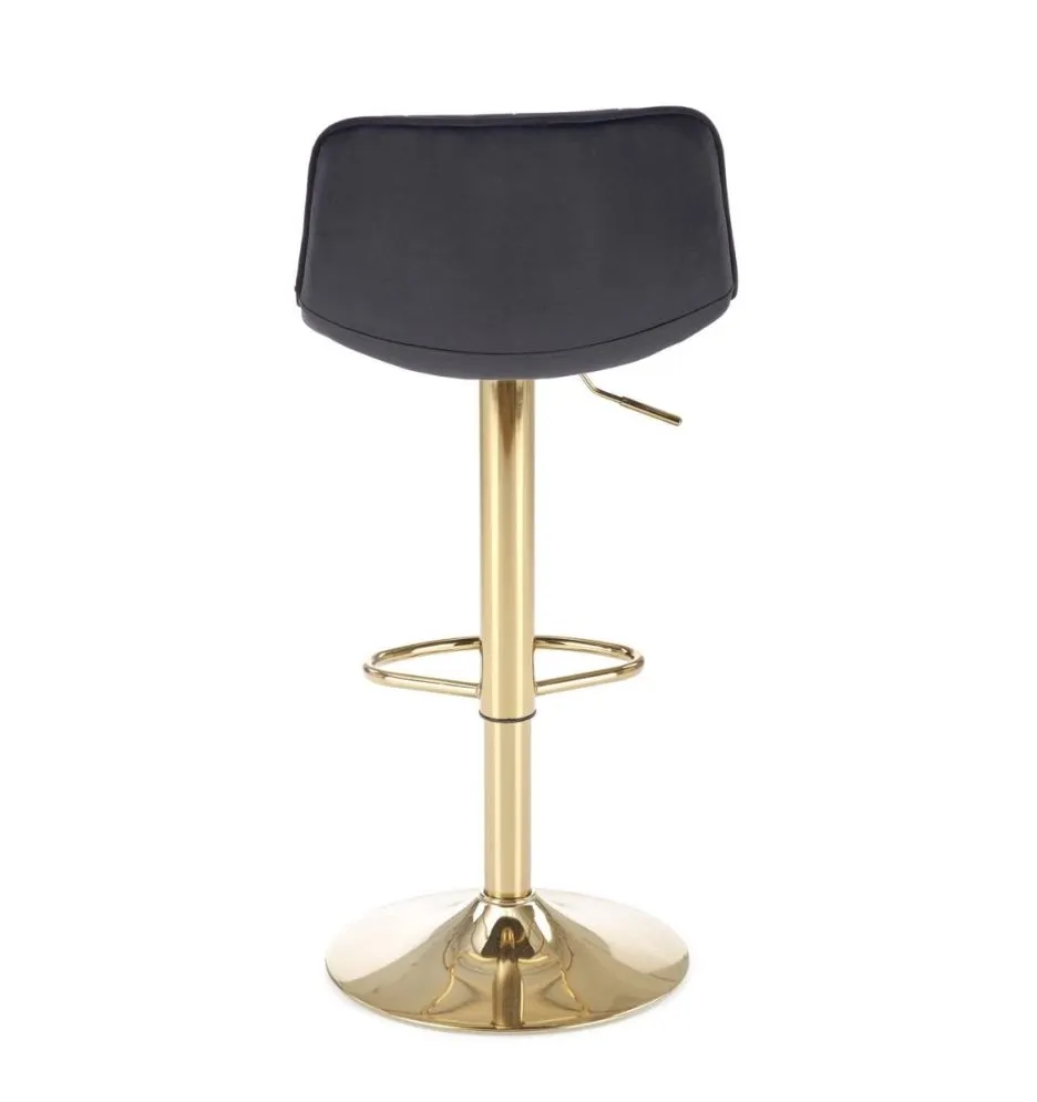 Hoker H-120 VELVET czarny/złoty pikowany I sklep meblowy MIRAT. styl GLAMOUR