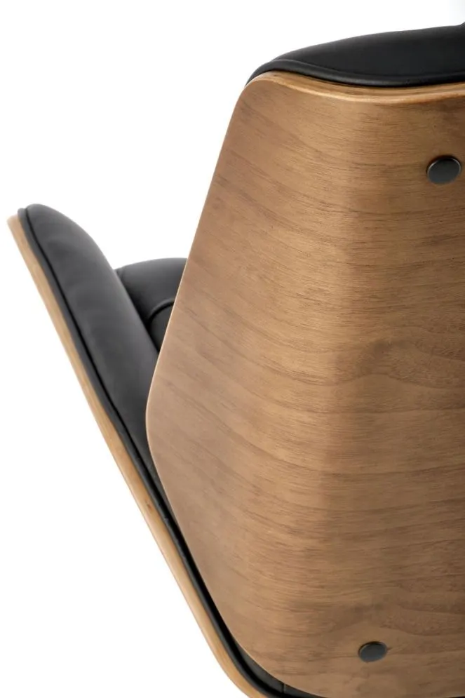 Fotel gabinetowy GAVIN orzech/czarny I sklep meblowy MIRAT.