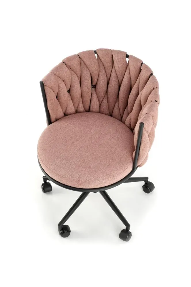 Fotel TALON różowy designerski I sklep meblowy MIRAT.