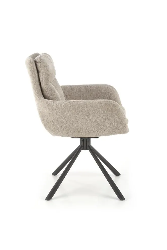 Krzesło K495 beżowe z podłokietnikami I sklep meblowy MIRAT.