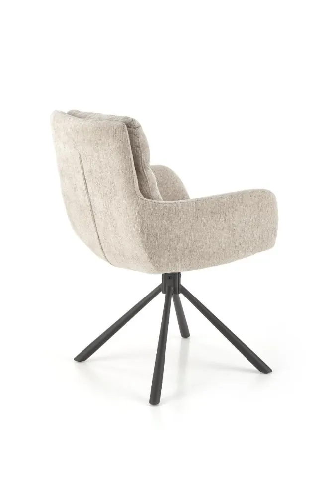 Krzesło K495 beżowe z podłokietnikami I sklep meblowy MIRAT.